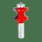 Freud Radius Half Round Bit with Bearing, 1/4 82-510 - alternate 1