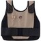 Ergodyne Premium Cooling Vest Only, L/XL, Khaki, Cotton, Modacrylic, Fabric, Hook & Loop Closure, Khaki 6225 - alternate 2
