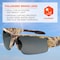 Ergodyne DAGR-PZ, Safety Glasses, Uncoated, Smoke Lens, Kryptek Highlander Frame, Half-Frame, Polarized DAGR-PZHI - alternate 2