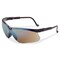 Uvex Acadia, Safety Glasses, Anti-Fog, Clear Lens, Brown Frame, Half-Frame S4170XP - alternate 2