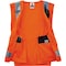 Ergodyne Orange Type R Class 2 Surveyors Vest, L/, Zipper closure Closure, 4 Outside Pockets, Orange, Size L 8250Z - alternate 7