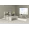 Mayline Straight Front Desk Medina Desk, Straight, Mocha, 72", 36" D X 42-3/4" H, 72" W X Mocha Laminate MNDS72LDC - alternate 3