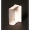 Legrand Blank End, 2400 Series, 2 Channel, 1.9 in W, 0.75 in H, 1.25 in L, Ivory V2410B - alternate 2