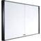 Mastervision Enclosed Porcelain Bulletin Board 72"W x 48"H VT770109630 - alternate 4
