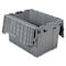 Akro-Mils Storage Container, 12 Gal, Attached Lid 39120GREY - alternate 2