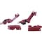 Master Lock Circuit Breaker Lockout Combo Pack, Clamp-On, For 120/277V AC Volt, Steel, Red 506 - alternate 5
