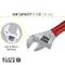 Klein Tools Adjustable Wrench, Extra Capacity 8-Inch D507-8 - alternate 2
