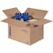 Smoothmove 16 in x 12 in x 12 in Moving Box, Kraft, Blue Printing, Kraft Corrugated Board, Single Wall, 32 ECT 7713801 - alternate 3