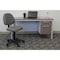 Boss B315 Posture Deluxe Office Task Chair, Gray Back, 25 in W 25" L 40" H, Armless, Tweed Seat B315-GY - alternate 3