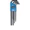 Eklind 9-Piece Hex Key Set, L, Long, 2 Tips, Metric, Steel, Black Oxide, Plastic Case, 13609 13609 - alternate 3