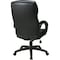 Office Star Exec Chair, Leather, Black, 18-21" Seat Ht EC9230-EC3 - alternate 3