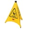 Rubbermaid Commercial pop-up safety cone, 20 in H, 21 in W, FG9S0000YEL FG9S0000YEL - alternate 4