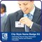 C-Line Products 3-1/2" x 2-1/4" Clip Style Name Badge Holder Kit, 50PK 95523 - alternate 2