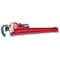 Ridgid 14" Heavy-Duty Straight Pipe Wrench, 2" Pipe Capacity, Red 31020 - alternate 2