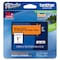 Brother Adhesive TZ Tape (R) Cartridge 15/16"x26-1/5ft., Black/Fluorescent Orange TZEB51G - alternate 3