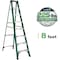 Louisville 8 ft Fiberglass Stepladder, 225 lb Capacity FS4008 - alternate 8