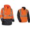 Ergodyne Hi-Vis Thermal Jacket Kit, 300D Oxford Polyester, Hi-Viz Orange, 2XL 8388 - alternate 8