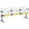 Kfi Kool Beam Seat Beam Seating, 71 in W 22" L 31" H, Polypropylene Seat 2300BEAM3-BP08-SP12 - alternate 2