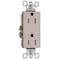 Legrand Straight Blade Receptacle, 5-15R, 15 A, 125V AC, 2 Pole, 3 Wire, Flush Mount, Grounded 885TRNICC12 - alternate 2