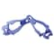 Ergodyne Glove Holder Clips, Non-Conductive Acetal Copolymer, Holds (1) Pair of Gloves , Blue 3400 - alternate 2