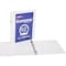 Avery Round Ring View Binder, 1/2", White 05706 - alternate 3