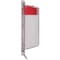 Safety Technology International Pull Station Guard, Polycarbonate, Flush Mount, 6 7/8 in W x 8 7/8 in H x 3 1/4 in D, Clear, Red STI-1200 - alternate 9