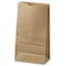 Zoro Select Grocery Bag Flat Bottom 6 lb Brown, Pk500 18406 - alternate 2