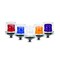 Federal Signal Strobe Light, Blue, Strobe Tube, 24V DC, 80 FPM, 5 1/2 in Dia., 1/2 in NPT Pipe or Surface 224XST-024B - alternate 2