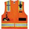 Ergodyne Two-Tone Surveyors Vest, Orange, S/M 8248Z - alternate 7
