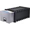 Storex Archive Storage Box, Plastic, Black, 11 3/8 in H, 15 1/8 in W 61106U01C - alternate 2