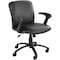 Safco Uber Task Chair, Black Seat, Seat: 20-3/4" L 40-1/2" H, Vinyl Seat 3491BV - alternate 4