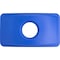 Genuine Joe 23 Gal Recycling Lid, Blue, 20.5" W/Dia GJO98219 - alternate 3