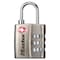 Master Lock Luggage/Briefcase Padlock, Steel, Side 4680DNKL - alternate 2