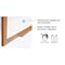 Ghent Porcelain Whiteboard, 48.5"x48.5", Porcelain, 48-1/2", 48-1/2", White M1W-44-4 - alternate 3
