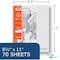 Whitelines Case of Whitelines Spiral Wirebound Lined Notebooks, 1 Subject, Gray Paper, 11"x8.5", 70 sheets, PK12 17000CS - alternate 2