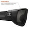 Ergodyne ODIN, Safety Glasses, Anti-Fog, Smoke Lens, Matte Black Frame, Full-Frame ODIN-AF - alternate 8