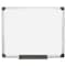Mastervision Dry Erase Board, Melamine, 23 39/64 in, 35 13/32 in, Aluminum Frame, White, Matte MA0312170MV - alternate 2
