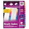 Avery Avery Ready Index Table of Contents Dividers 11127, Jan-Dec, 12-Tab Set 7278211127 - alternate 3