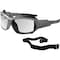 Ergodyne LOKI, Safety Glasses, Anti-Fog, Clear Lens, Matte Gray Frame, Full-Frame LOKI-AF - alternate 4