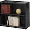 Safco ValueMate Economy Bookcase, 2-Shelf, Black 7170BL - alternate 2