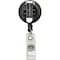 Baumgartens Reel, Id Card, Bk, Black, Plastic, Badge Holder 68824 - alternate 5