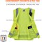 Ergodyne Lime Type R Class 2 Economy Surveyors Ve, Polyester, Polyester Mesh, Zipper Closure, Lime, Size XS 8249Z - alternate 5