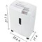 Hsm Paper Shredder, Cross-Cut Style shredstar X12 - alternate 5