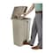 Safco 23 gal. Plastic Rectangular Trash Can, Beige 9923TN - alternate 4