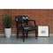 Boss Ivy League Executive Chair, Blue Back, 24 in W 26" L 31" H, Fixed, Vinyl Seat B9545-BE - alternate 3