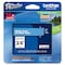 Brother Adhesive TZ Tape (R) Cartridge 0.70"x26-1/5ft., White/Blue TZE545G - alternate 3