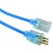 Southwire SJTW Extension Cord, 14 AWG, Outdoor, 14/3, 1 Outlets, 5-15R, Blue, PVC, 5-15P, 25 ft 2467SW8806 - alternate 3