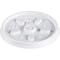 Dart Lid for 2 to 6 oz. Hot Cup, Flat, Vented, White, Pk1000 6JL - alternate 2