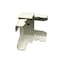 Legrand Internal Elbow Raceway, 2400 Series, 2 Channel, 1.90 in W, 1-3/4 in H, 1-3/4 in L, Ivory V2417M - alternate 2