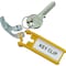 Durable Office Products Key Tag, Yellow, Plastic, Open/Close, Unfinished 6 PK 195704 - alternate 9